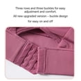 thumbnail image 5 of iHPH7 Sports Bra for Women Racerback Push Up Padded Workout Crop Tops Medium Support Yoga Bralette Athletic Fitness Gym Running Seamless Exercise Bra Activewear Hot Pink S, 5 of 6