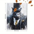 thumbnail image 3 of Dapper Gorilla Tuxedo Canvas Wall Art 15.75x11.81 Inches, 3 of 8