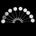 thumbnail image 4 of 10 piezas vacías de 0,2 cm/1,5 cm para pegar, ideales para solapa, sombrero, bufanda o broche. Plata, 4 of 9