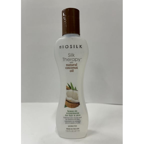 Biosilk Silk Therapy with Natural Coconut Oil Leave-In Treatment in 5.64 oz