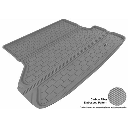 3D MAXpider 2008-2013 Toyota Highlander All Weather Cargo Liner in Gray with Carbon Fiber
