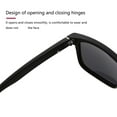 thumbnail image 4 of Jesscasday Popular Polarized Sunglasses with Square Frame UV400 Protections Men Outdoor Sport Eye Glasses Windproof Eyewear, 4 of 10