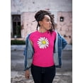 thumbnail image 2 of Daisy Hand Drawn Doodle T-Shirt Women -Image by Shutterstock, Female Medium, 2 of 4