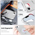 thumbnail image 4 of New Case For iPhone 16e with Magnetic Ring Stand [Curly Edge] [Wireless Charging] [Reinforced Corners] Slim Fit Shockproof Protective Phone Case, 4 of 6