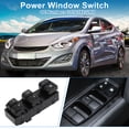 thumbnail image 2 of Interruptor de ventana eléctrica Unique Bargains No.935703X032RY para el lado del conductor delantero izquierdo del Hyundai Elantra 2012-2016 Negro, 2 of 7