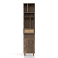 thumbnail image 6 of Furniture of America Burd Modern Multi-Storage TV Tower, Reclaimed Oak, 6 of 14