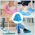 thumbnail image 4 of RUISINERY 100pieces Breathable Booties Boot Covers Slip Resistant Overshoes for Outdoor Indoor Use, 4 of 7