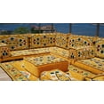thumbnail image 3 of U Shaped Floor Pillows, Sleeper Sofa, Yellow Arabic Sofa, Floor Cushions for Adults, Sofa Bed, Foldable Sofa Bed, Turkish Sofa, 3 of 3