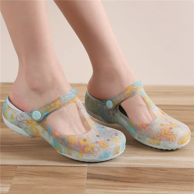 Sabot de Jardin Classique pour Femmes, Sandale d'Eau Décontractée à Enfiler pour Intérieur Extérieur Plage, Chaussures de Course en Mousse Sabots Antidérapants Chaussures pour Femmes Filles