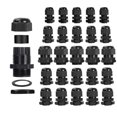 thumbnail image 1 of 25 piezas de juntas de prensaestopas de cable ajustables impermeables de plástico de 3,5-13 mm, PG7, PG9, PG11, PG13.5, PG16, 1 of 5