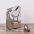thumbnail image 3 of 5oz Stainless Steel Jerry Can Hip Flask Liquor Whisky Pocket Bottle Men Gift, 3 of 5
