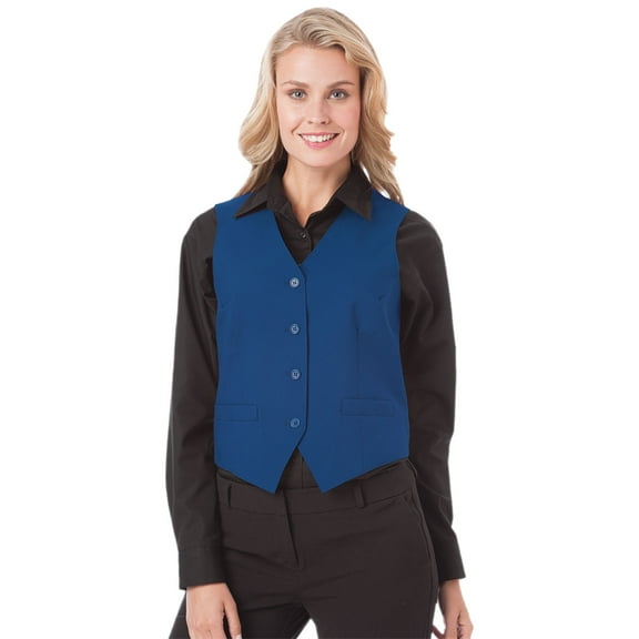 BlueGeneration Ladies Teflon Twill Vest - Royal Medium Solid
