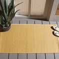 thumbnail image 2 of SAFAVIEH Courtyard Madeline Geometric Indoor/Outdoor Area Rug, Gold/Gold, 2' x 3'7", 2 of 10