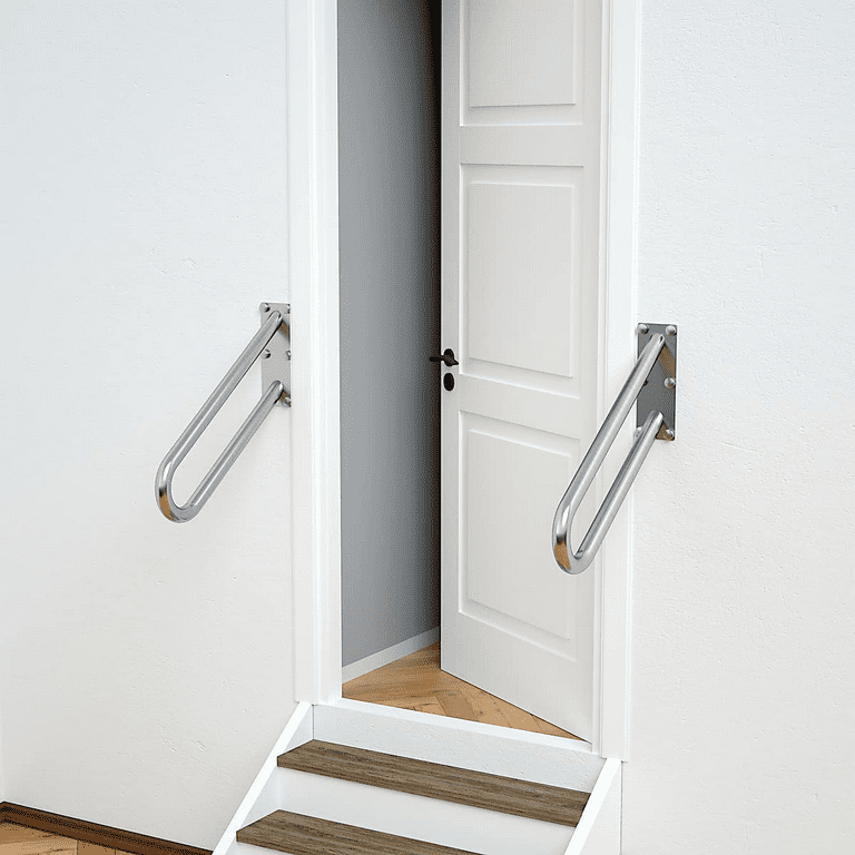 JINIHFW Handrails For Outdoor Steps,Hand Rails For Outdoor Steps Wall