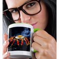 thumbnail image 2 of 3drose, Sally Lightfoot Crab,grapsus Grapsus,santiago Islaislandnd Galapagos, 11oz Two-tone Green Mug, 2 of 6