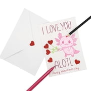 Hello Hobby Stickers Sheet - Holographic Red Hearts
