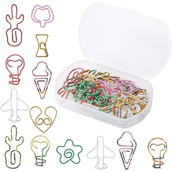 Mr. Pen- Cute Paper Clips, Assorted Colors, 24 Pcs, Cute Planner Clips, Cool Paper Clips, Fun Paper Clips, Paper Clips, Funny Paperclip Bookmark