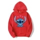 thumbnail image 3 of Disney-Sudadera con capucha para hombre y mujer, suéter de gran tamaño con dibujos animados de Stitch, ropa informal a la moda para parejas, Tops de primavera y otoño, 2024, 3 of 5