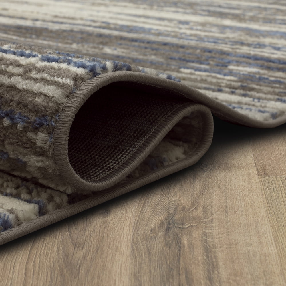 Mohawk Home Orpheus Indoor Woven Area Rug, Grey/Dark Blue, 2'11" x 5'