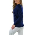 thumbnail image 5 of ToBeInStyle Women's Long Sleeve Dolman Top, 5 of 7