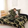 thumbnail image 3 of jejeloiu Retro Camo Camouflage Full Size Comforter Sets,Military Style Bedding Sets For Teens Men Reversible 3pcs, 3 of 7