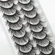 thumbnail image 3 of Pestañas postizas de visón sintético, paquete de 10 pares, pestañas 8D dramáticas, estilo ojo de gato con volumen, paquete múltiple de pestañas de visón, 3 of 4