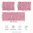 thumbnail image 2 of Yayeee Pillowcase Queen Size Set of 2 Satin Wrinkle Resistant Pillow Case, Strawberry Bliss, 2 of 8