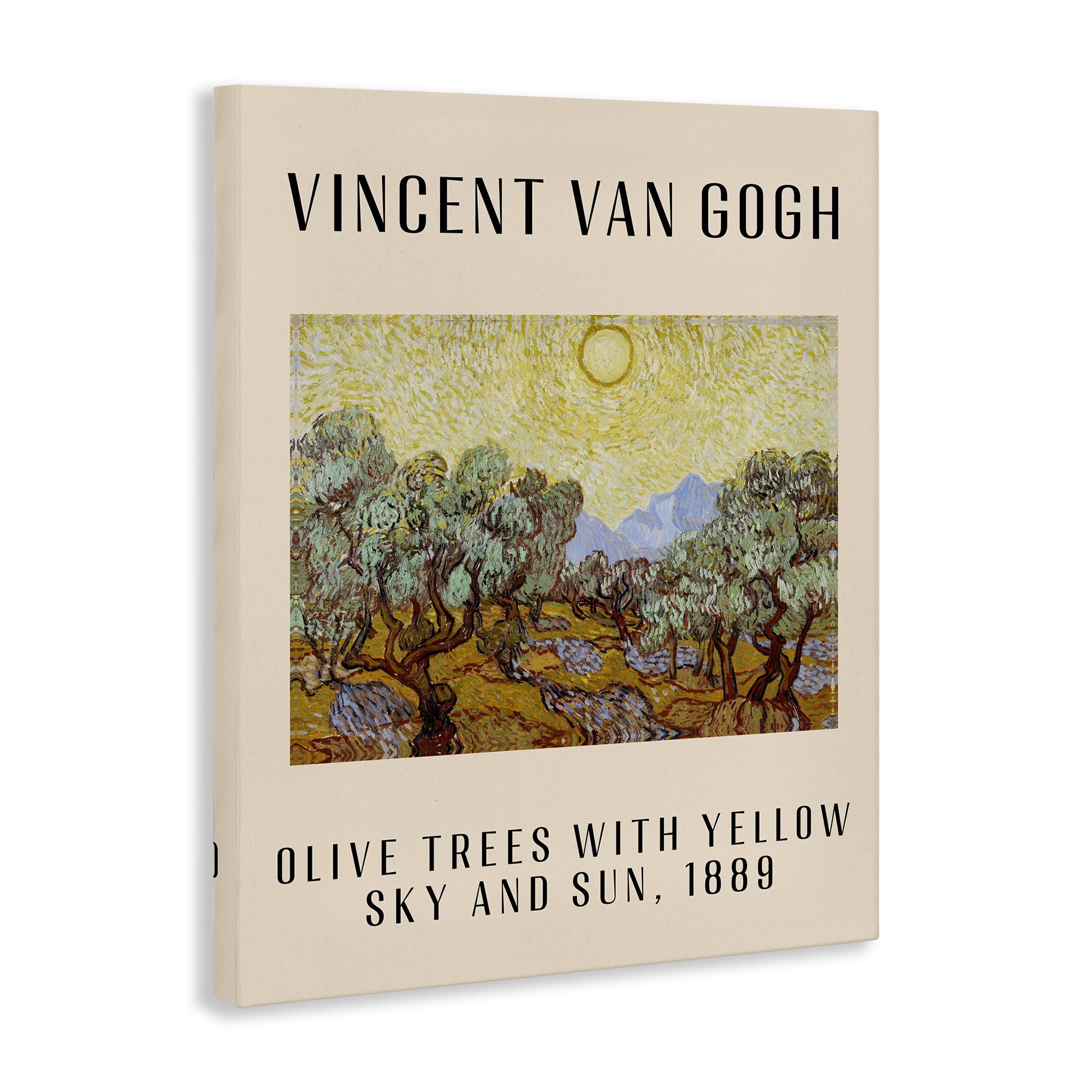 Stupell Industries Classic Olive Trees Van Gogh Landscape & Nature Painting Wrapped Canvas Art Print Wall Art, 36 x 48