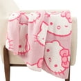 Sanrio Hello Kitty Cute Faces Feather Knit Throw - Walmart.com