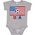 thumbnail image 3 of Inktastic USA Soccer Boys or Girls Baby Bodysuit, 3 of 5