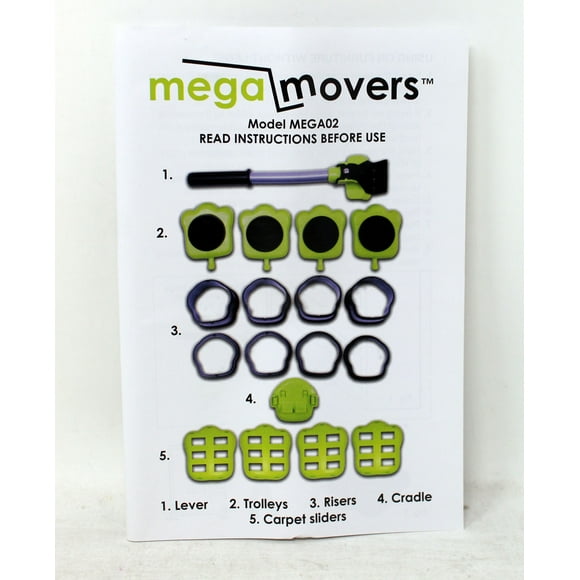 Mega Movers 18 Piece Furniture Moving Set Brown