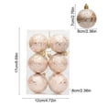 thumbnail image 3 of Fmbmuo Christmas Tree Ornaments - Emerald Green Christmas Ball Ornaments Set for Christmas,Holiday,Wreath & Party Decorations, 3 of 6