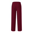 thumbnail image 5 of YHCY 2 Piece Zip Up Sweatsuits for Women Basic Long Sleeve Hooded Sweatshirt Long Straight Wide Leg Sweatpant Casual Comfy Soft Suits Plus Size Fall Trendy Sets Lounge Travel Tracksuits Wine Xxl, 5 of 9