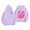 Hot Pink, variant on WZXFASHION Women's Puff Hoodie Oversized Sweatshirts Pullover Hoodies Fleece Sweaters Long Sleeve With Pockets Up To 50% Off pullover zip up hoodie