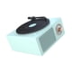 thumbnail image 1 of Tocadiscos Universal Injueey altavoz inalámbrico caja de sonido estéreo reproductor de grabación carga Verde, 1 of 6