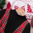 thumbnail image 5 of Wavsuf Toddler Girls Dress Sets, Cotton Long Sleeve Classic Plaid Fashion Princess Dress with Hat Red, 5 of 8