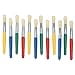 thumbnail image 3 of Colorations Plastic Handle Jumbo Chubby Paint Brushes for Kids Painting Multipack (12 Pack), Model:BTPB, 3 of 4