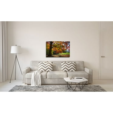 Gango Home Decor Contemporary Autumn on the Plantation II by Alan Hausenflock (Ready to Hang); One 36x24in Hand-Stretched Canvas