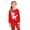 AB179 Red, variant on Bainana Unisex Kids Christmas Pajamas Dinosaur Print Long Sleeve T-Shirt Pants Sleepwear Boys And Girls Theme Party Clothes Set, Size 2-3 Years