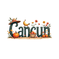 thumbnail image 5 of Hand - drawn Cancun Theme Stickers, Waterproof Cancun Theme Sticker for Water Bottle Laptop Phone Cases Planner Skateboard Luggage Helmet Party Favor Decor, Ideal for Adults Teens Teacher Rewards, 5 of 9