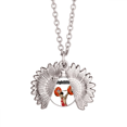 thumbnail image 1 of Halterofilia antigua de Europa Collar de girasol collar collar collar colgante, 1 of 3