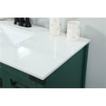 thumbnail image 4 of Elegant Decor Grant 32" Aluminum MDF Single Bathroom Vanity in Green, 4 of 8