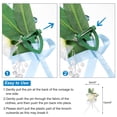thumbnail image 3 of 6 piezas de boutonnieres blancos para hombres, novios y padrinos, 3 of 7