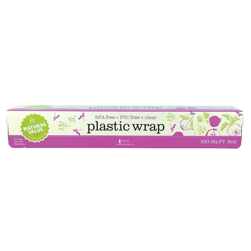 Natural Value Clear Plastic Wrap / 6ct. pack
