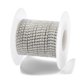 thumbnail image 1 of Iron Rhinestone Glass Cup Chain with Spool Crystal 2x2~2.5x2mm about 16.40 Feet(5m)/Roll, 1 of 3
