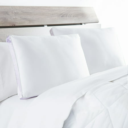 DOWNLITE XFirm 300 TC Side Sleeper Pillow (Set of 2) -White