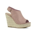 thumbnail image 1 of BLISSFUL STEP Sandales Compensées à Plateforme Espadrilles pour Femmes Rose Poussière 5,5, 1 of 7