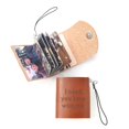 thumbnail image 3 of Llaveros personalizados para amigos, llavero con imagen en Funda de cuero, Mini álbum de fotos personalizado, regalos de memoria de tiempo de amante, 3 of 4