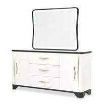 Tuxedo Sideboard with Mirror - Piano Keyboard
