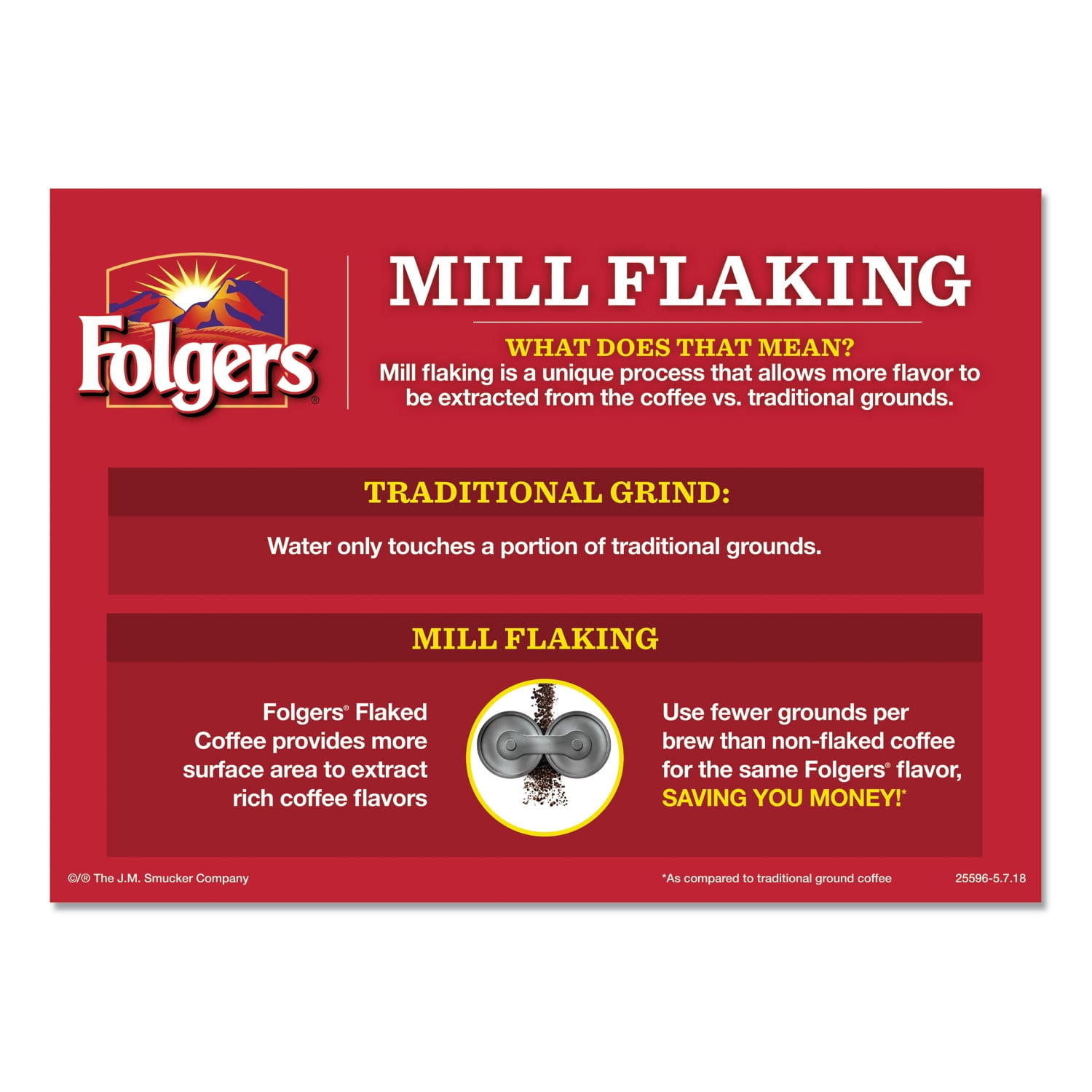 Folgers®, FOL06897, Special Roast Ground Coffee Packets, 42 / Carton